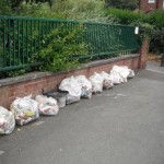 Rubbish collected by Wilmslow Clean Team in Lacey Green on 3rd September 2014  