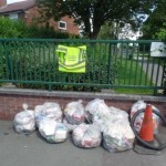 wilmslow clean team and friends of lacey green park liitter pick 1st july 2015