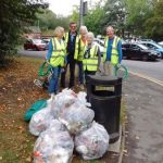 wilmslow clean team litter pick leisure centre 10-SEP-16